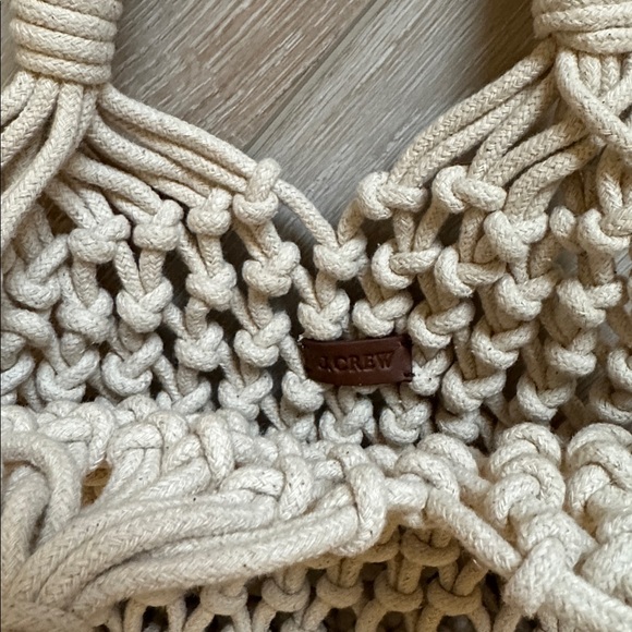 J Crew small Cadiz hand knotted rope tote - Picture 6 of 6